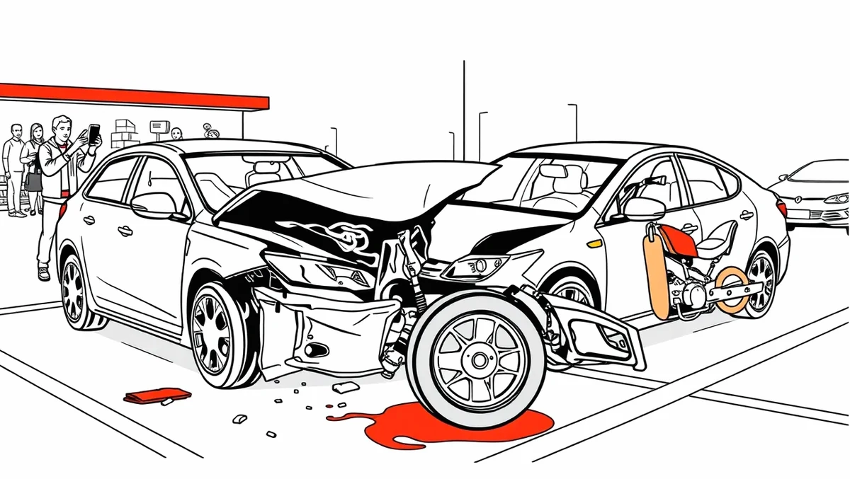 Žlté odťahové vozidlo nakladá nepojazdné osobné auto na sídliskovom parkovisku