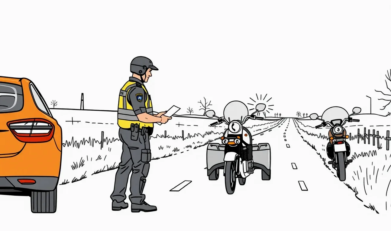Pohľad na poškodený nárazník zaparkovaného auta po kolízii na sídlisku