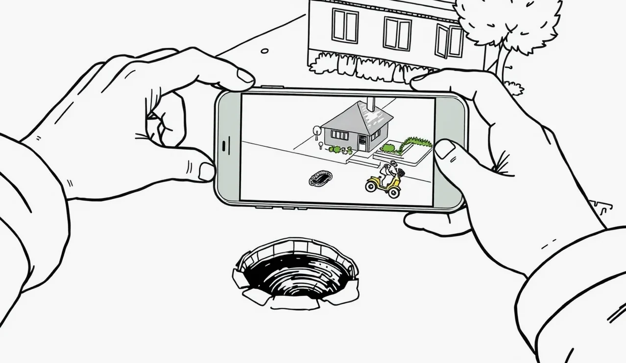 Mechanik v autoservise kontroluje geometriu kolies a poškodený tlmič pruženia