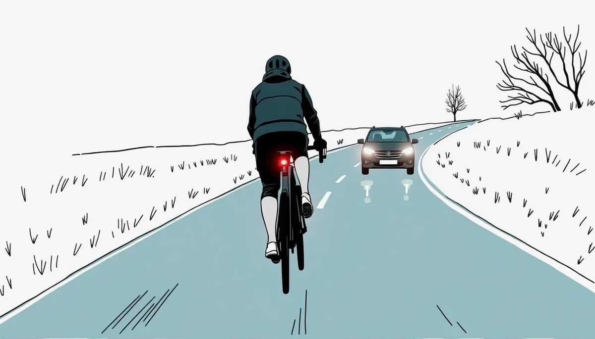 Miesto dopravnej nehody osobného auta a bicykla na priechode pre chodcov s policajným označením stôp