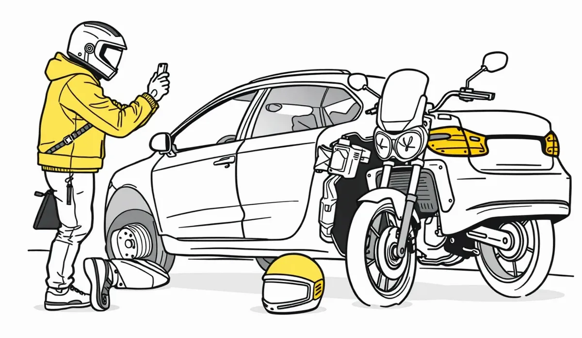 Motocykel zaparkovaný v garáži na servisnom stojane počas zimnej prestávky