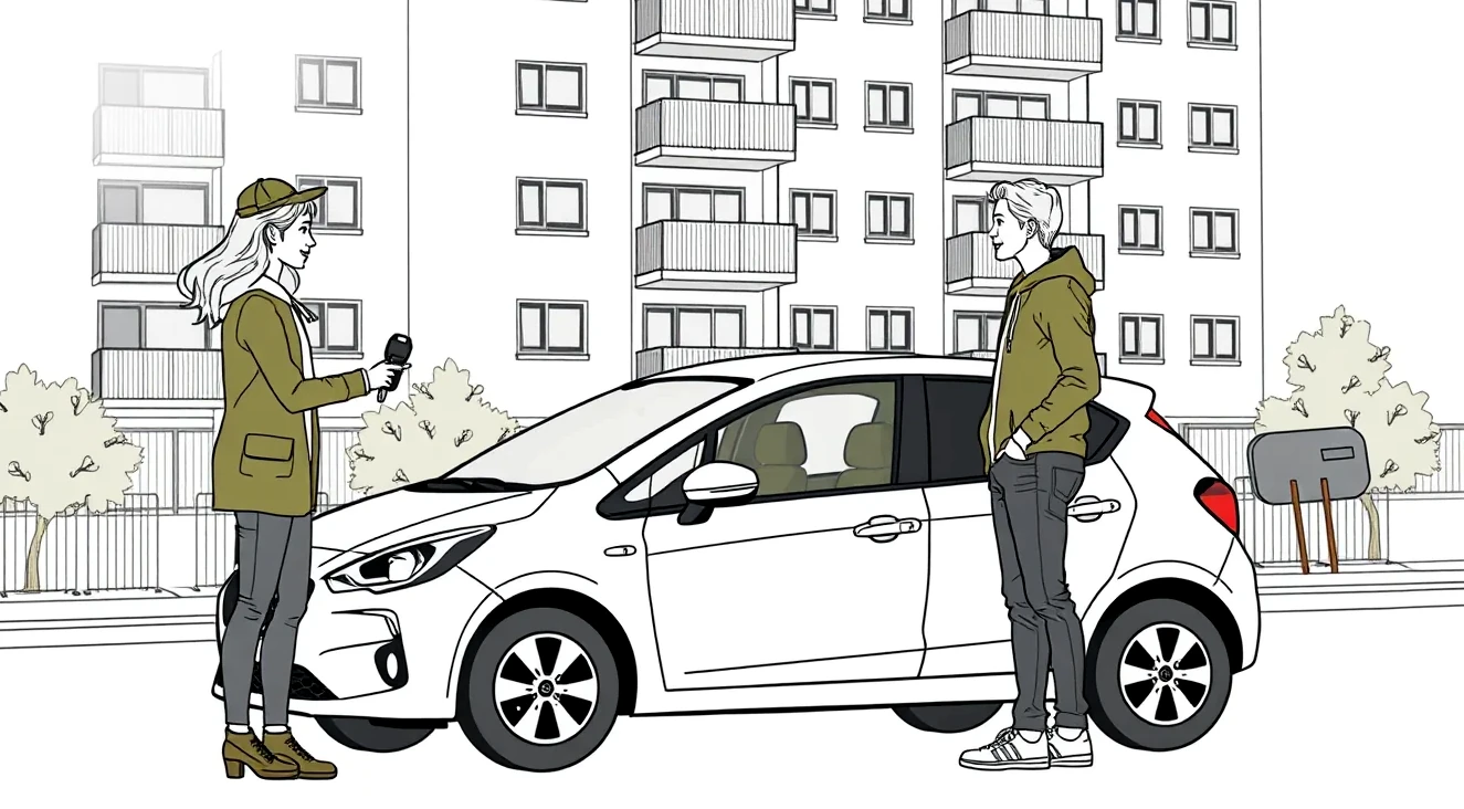 Obhliadka poškodeného automobilu po dopravnej nehode za prítomnosti likvidátora