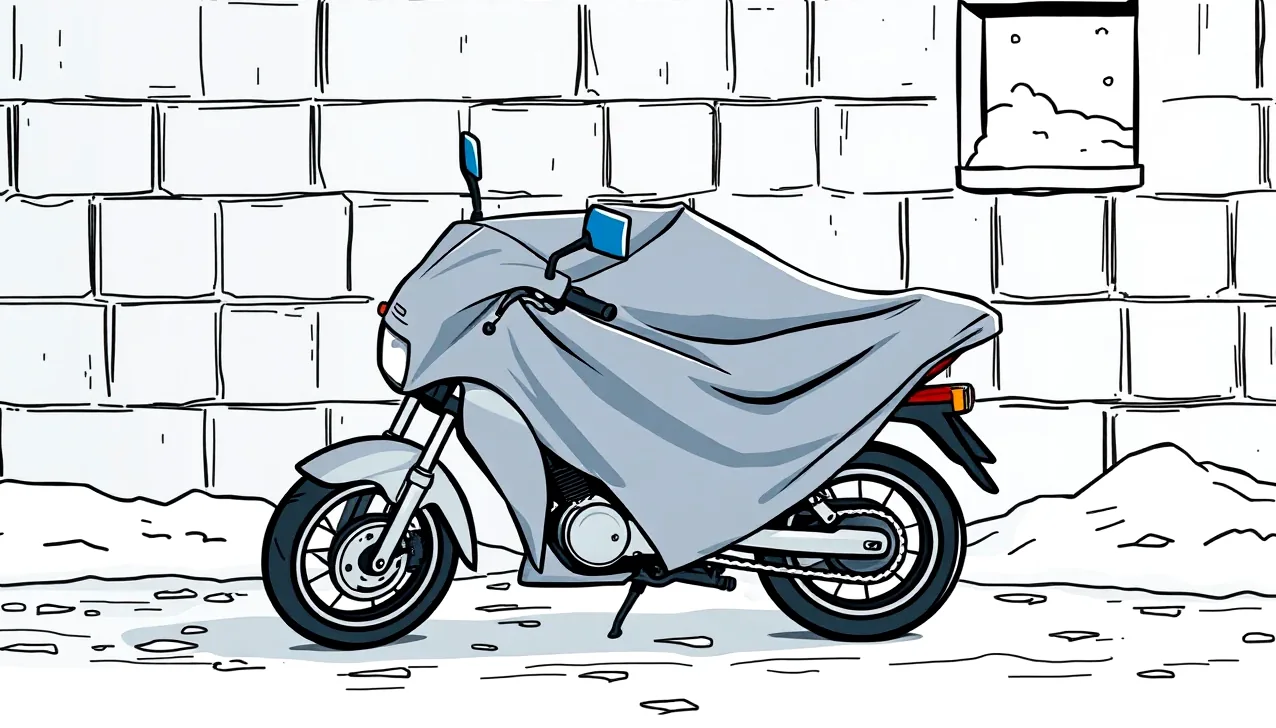 Motocyklista kontrolujúci asistenčnú kartičku pri poruche na krajnici cesty