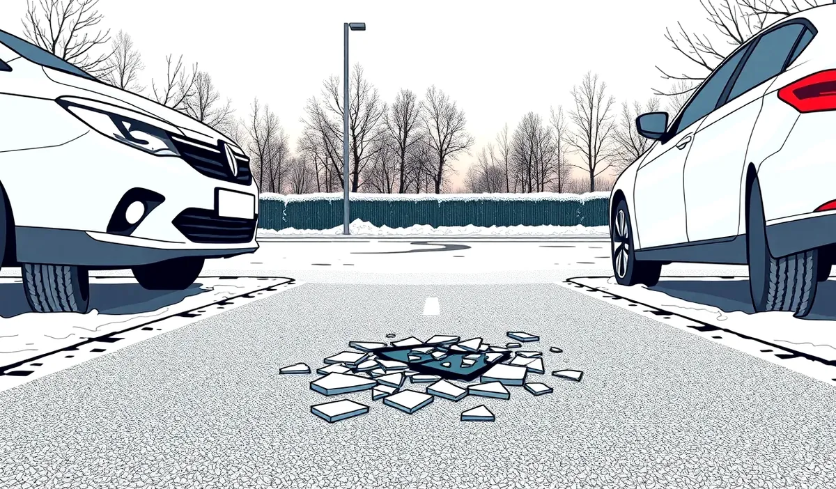 Technik v servise vyčísľuje rozsah poškodenia na karosérii automobilu