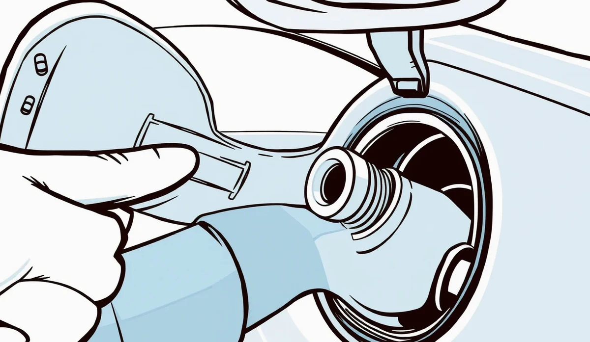 Automechanik kontroluje poškodené vysokotlakové palivové čerpadlo v servise